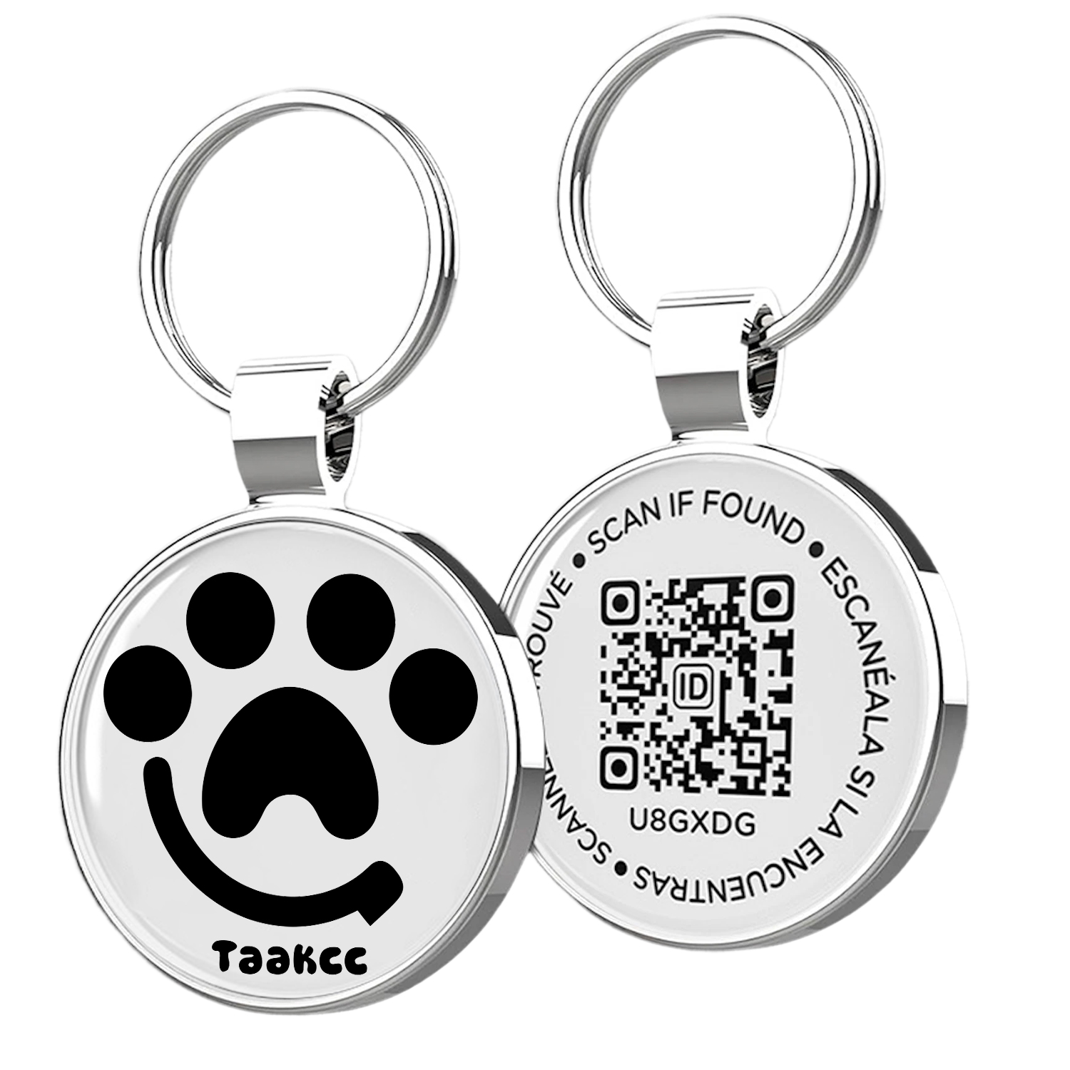 Pet Supplies Online - Etiqueta de Identificação QR para Animais
