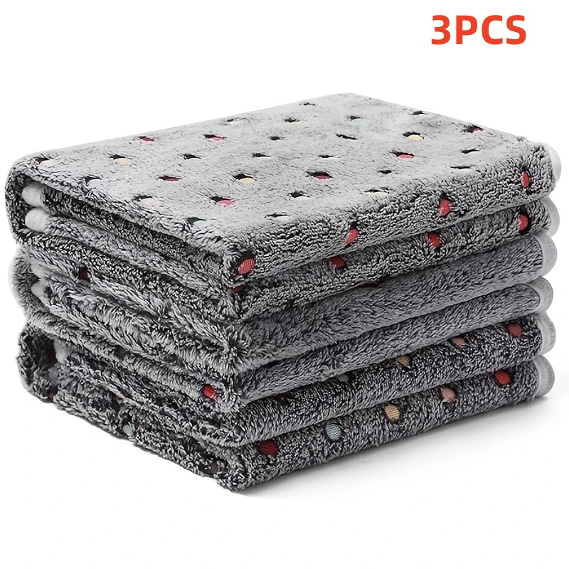 Pet Supplies Outlet - 3 pçs macio fofo cobertor para