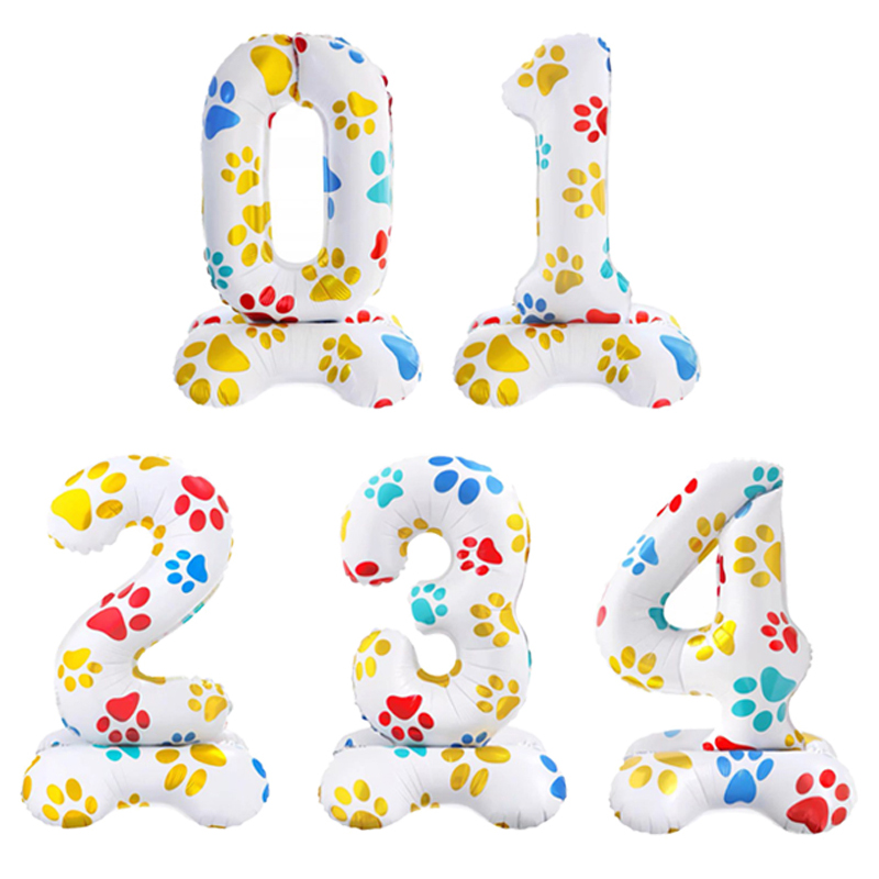 1pc cão patas animais pet balõ - Pet Supplies Outlet avaliação e preço